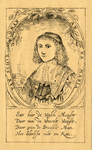 106414 Portret van Anna Maria van Schurman, geboren Keulen 5 november 1607, schrijfster en dichteres te Utrecht, ...